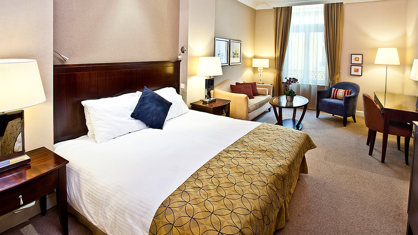 Corinthia Budapest Eksteriør billede A room at the hotel